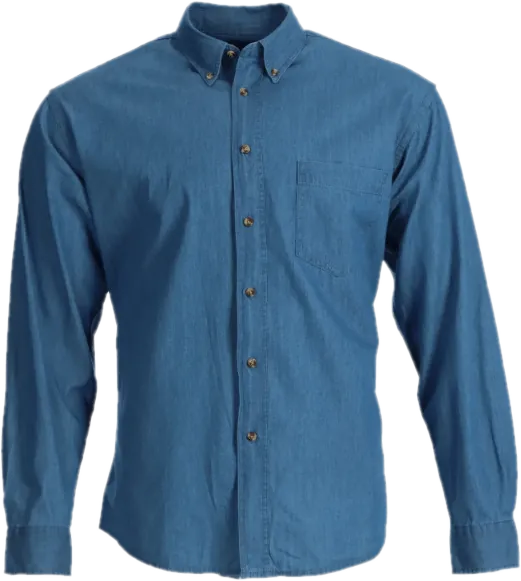 Camisa Mezclilla Manga Larga – Creaciones Konny Antofagasta