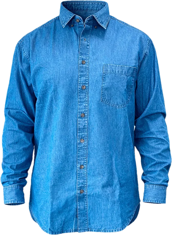 Camisa Mezclilla – Creaciones Konny Antofagasta
